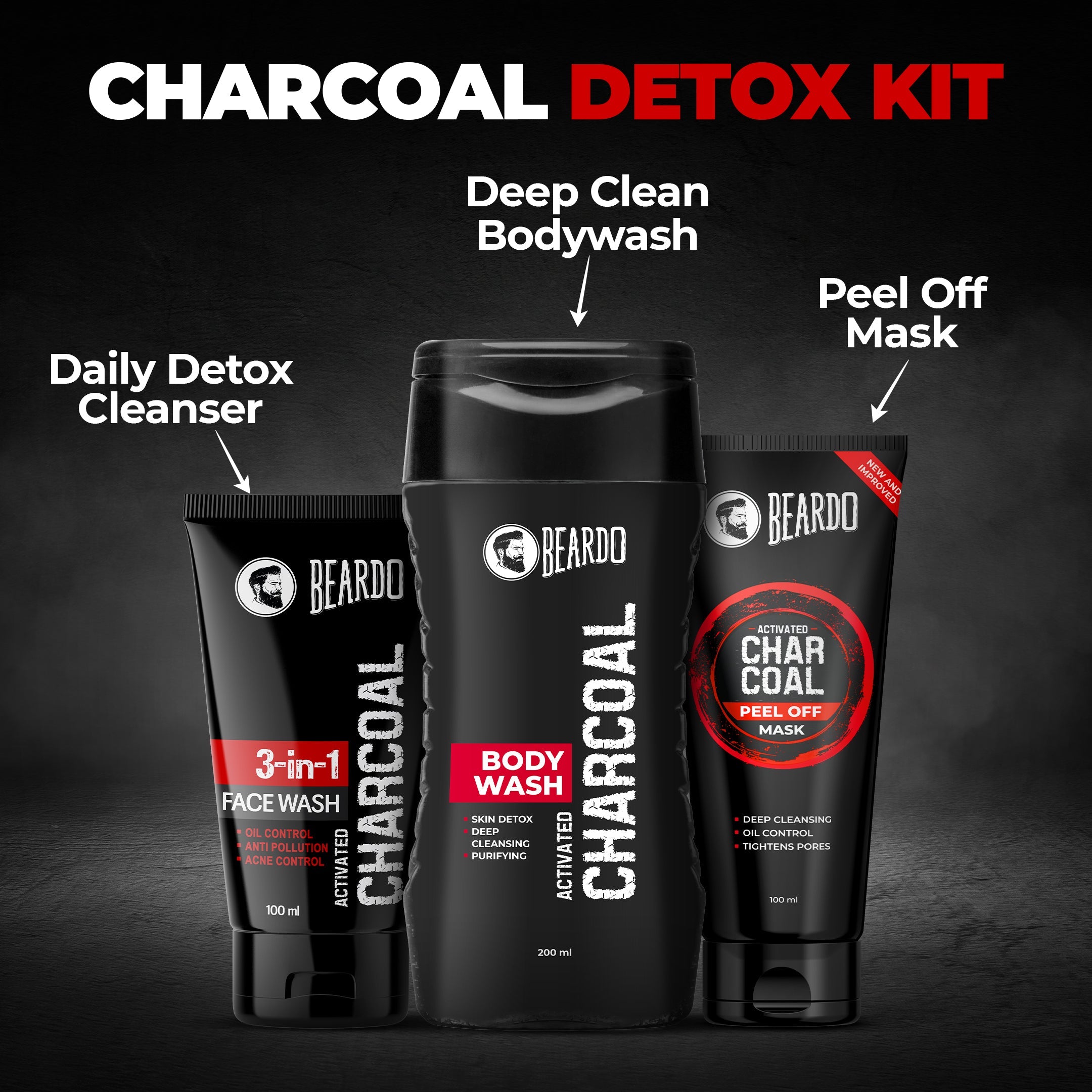 Beardo Charcoal Detox Kit - Image 4 - Buy from Indicrest