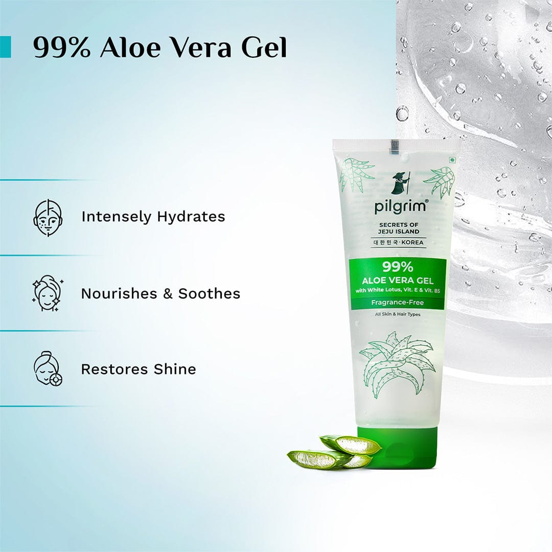 Pilgrim 99% Aloe Vera Gel, 200g - Image 3 - Buy from Indicrest