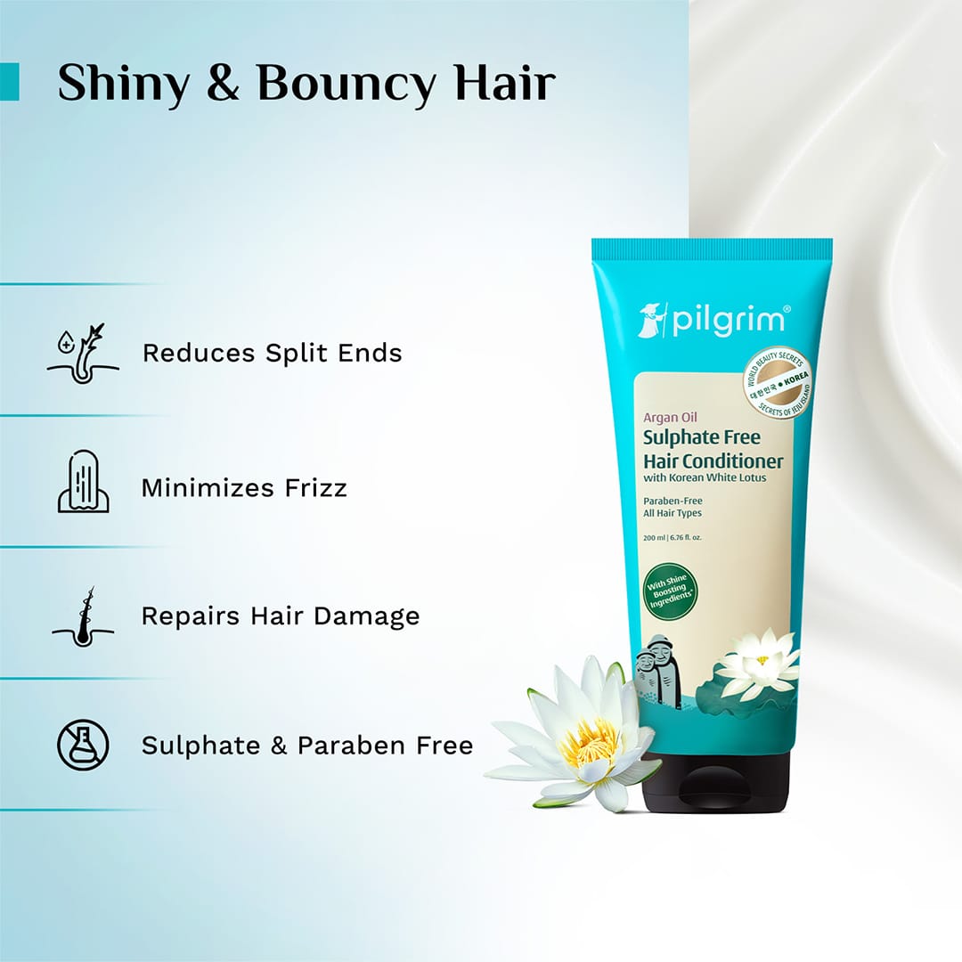 Pilgrim Argan Oil Hair Conditioner, 200ml - Image 3 - Buy from Indicrest