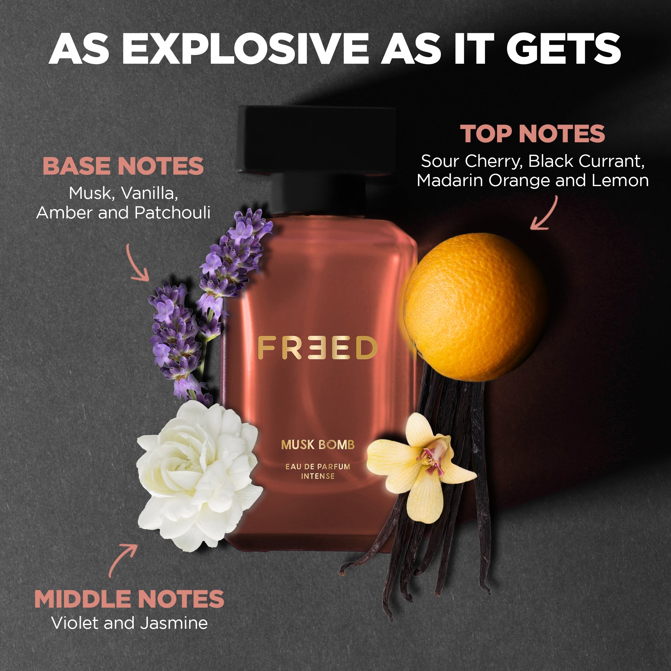 Beardo Freed Musk Bomb Eau De Parfum Intense 80ml - Image 3 - Buy from Indicrest