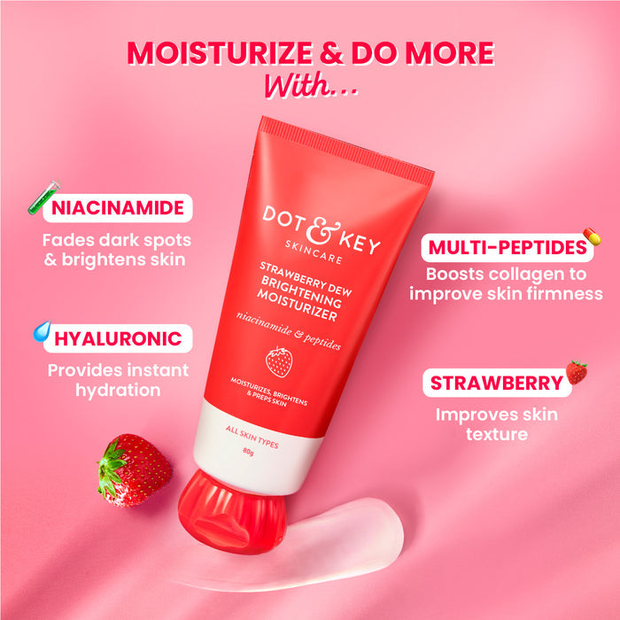 Dot & Key Strawberry + Niacinamide Moisturizer, 80g