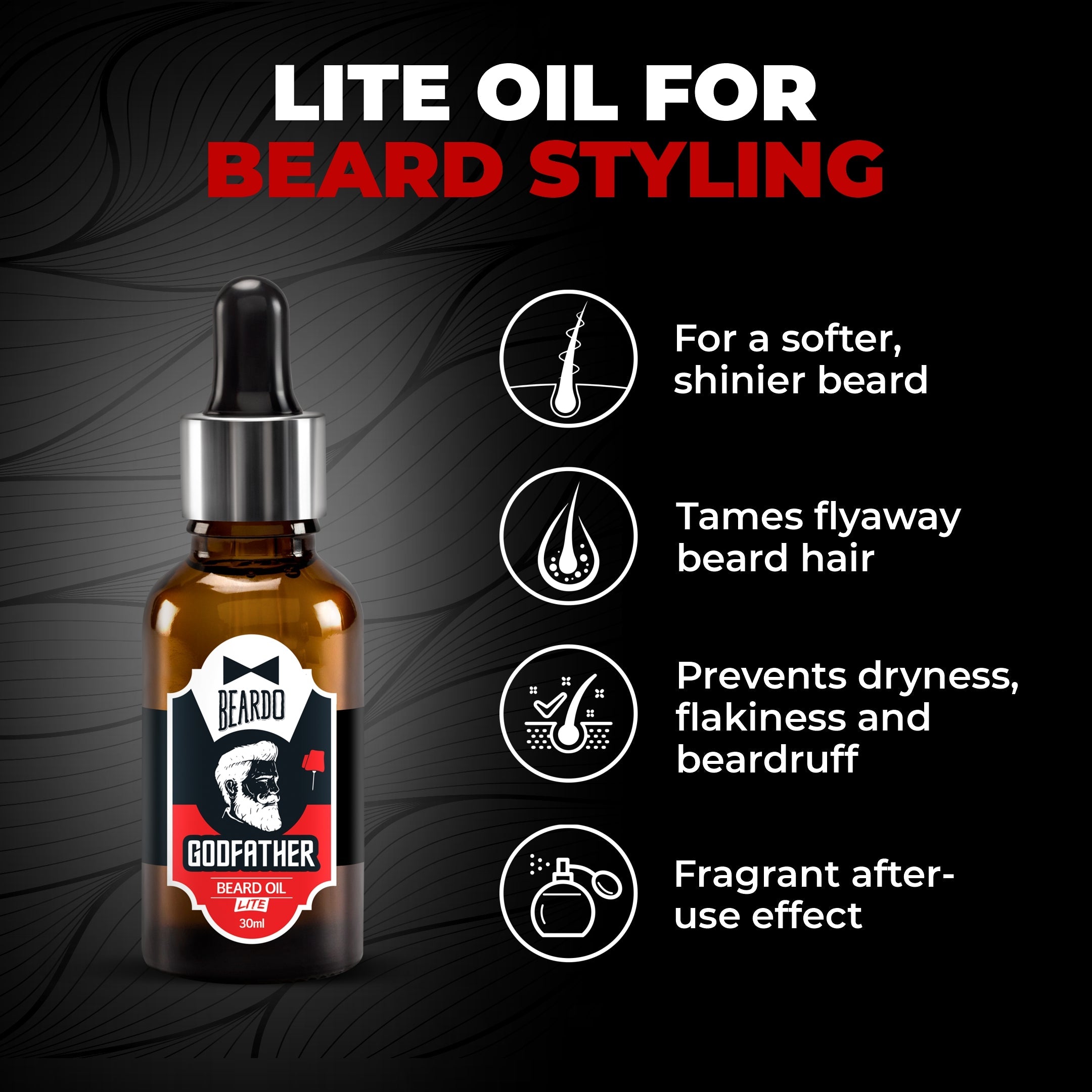 Beardo Godfather Beard oil, 30ml - Image 3 - Buy from Indicrest