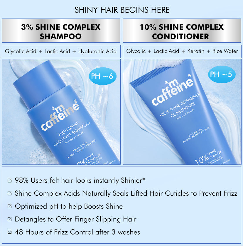 Mcaffeine Complete glossy Hair Routine | New Shine Complex - Image 3 - Buy from Indicrest