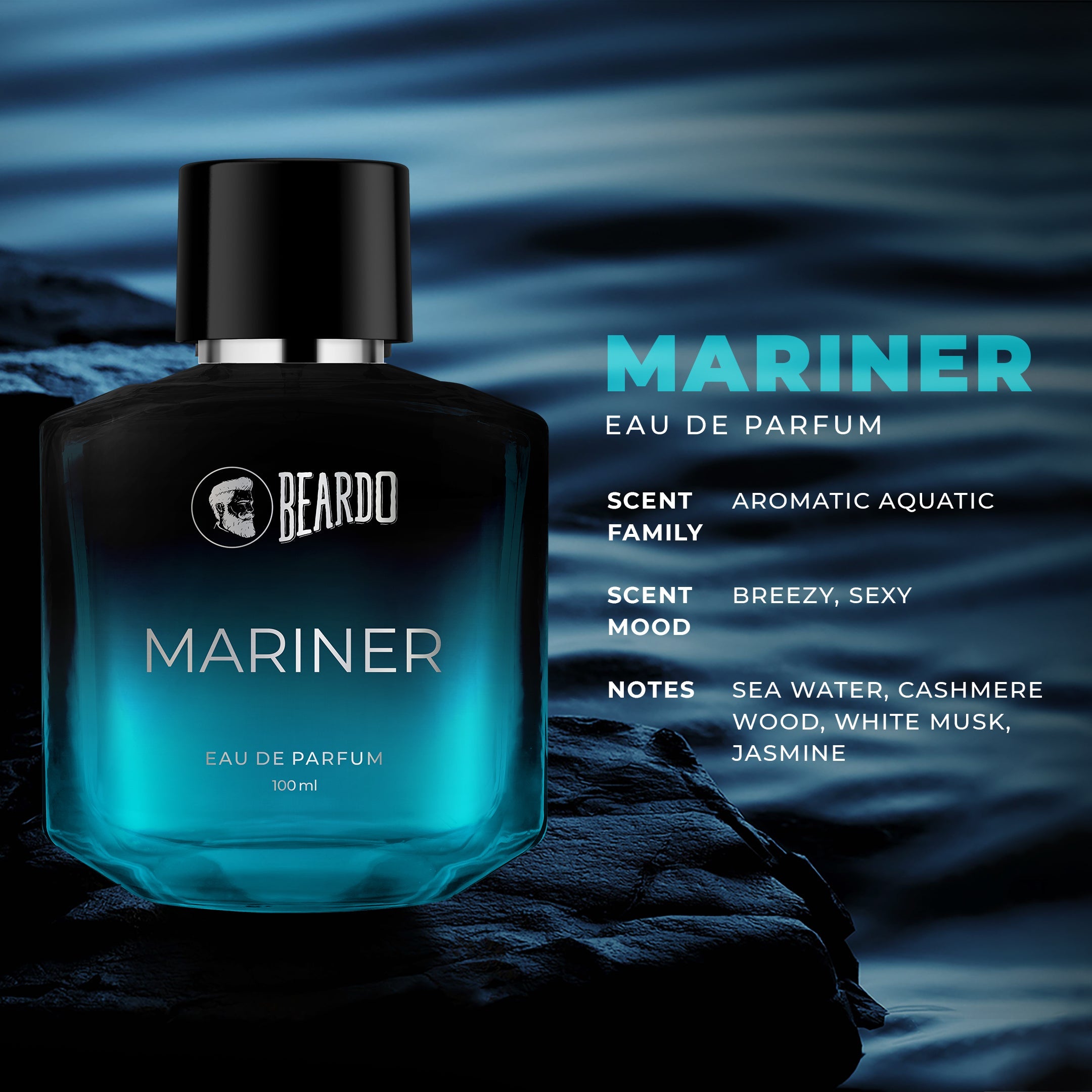 Beardo Mariner Perfume EDP, 100ml - Image 3 - Buy from Indicrest