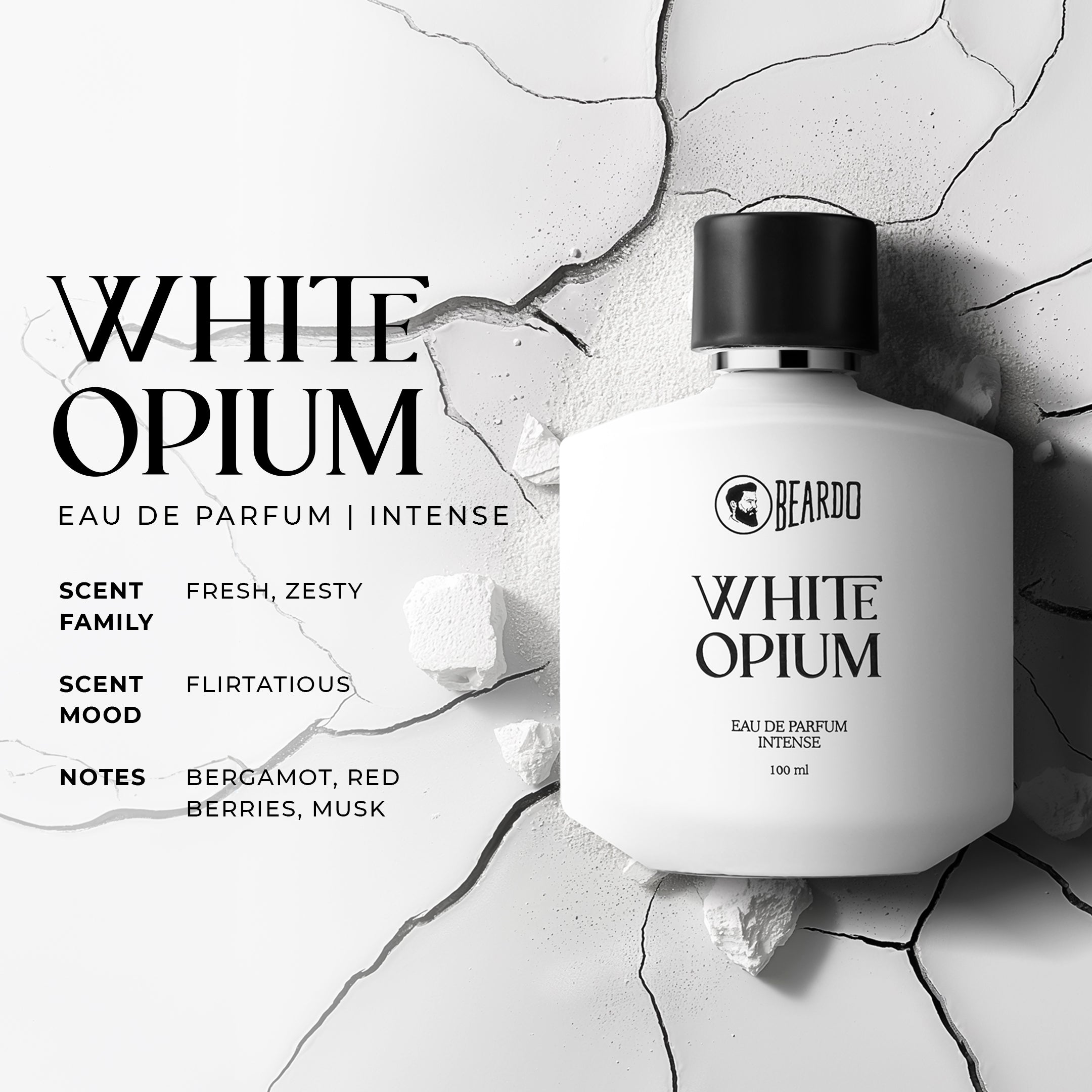 Beardo White Opium Perfume EDP, 100ml - Image 3 - Buy from Indicrest