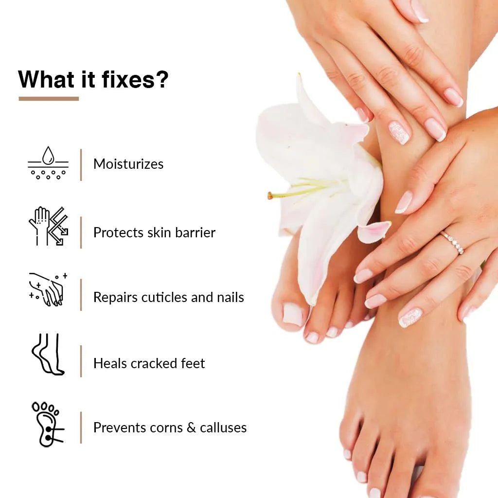 Fixderma Hand and Foot Cream Combo | Repair, Hydrate and Revitalize Dry Hands & Cracked Heels, Lip Shield 15g + Sunscreen 40g - Image 3 - Buy from Indicrest