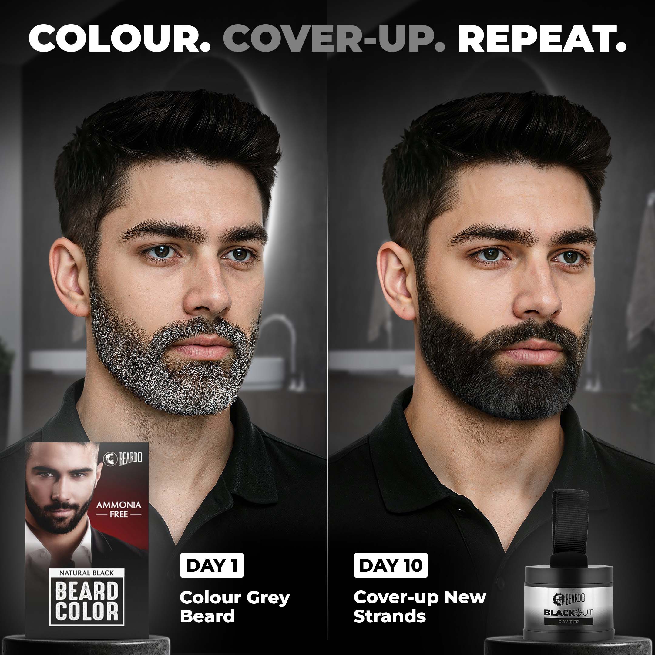 Beardo Grey Beard Fix Combo - Image 3 - Buy from Indicrest