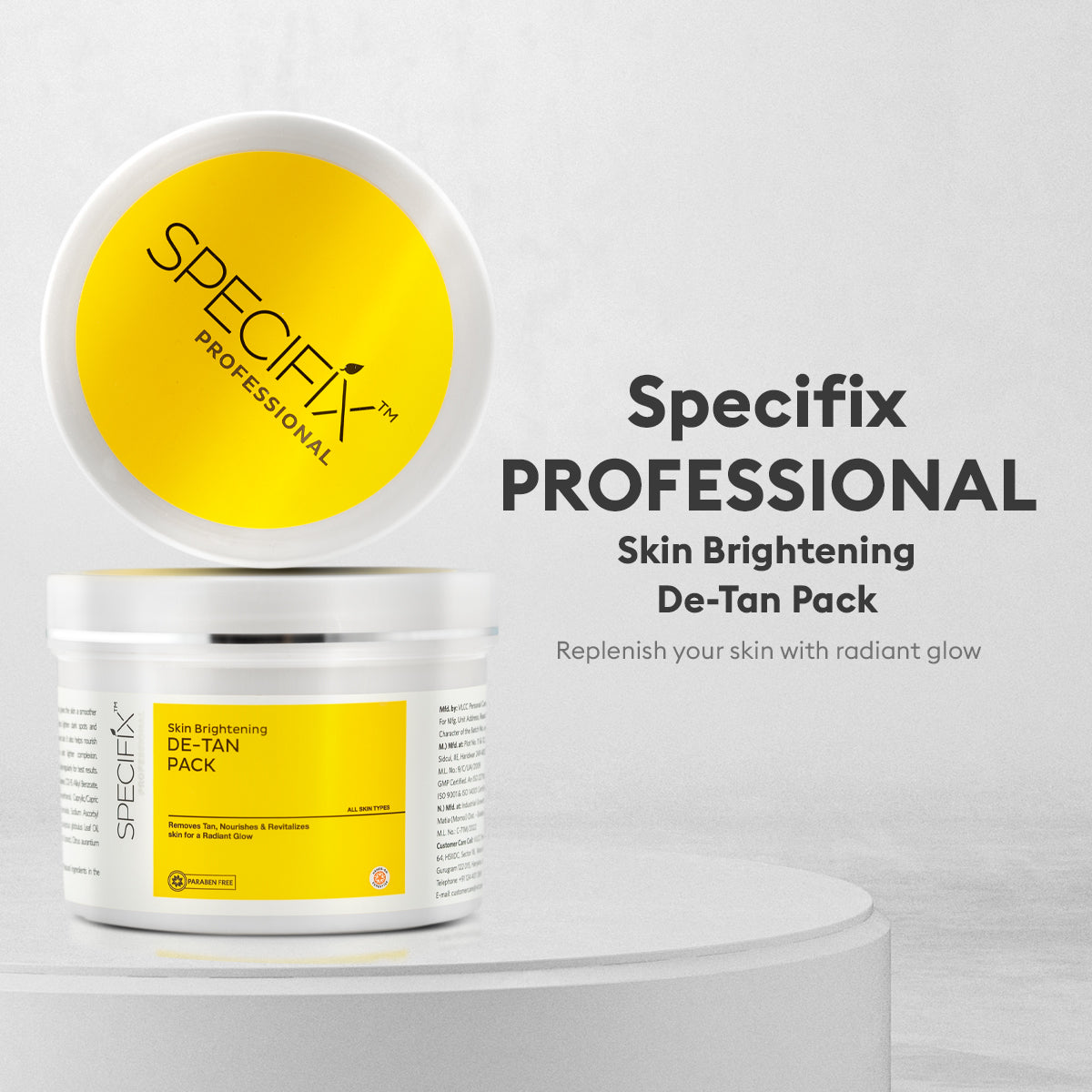 VLCC Specifix PROFESSIONAL Skin Brightening De-Tan Pack - 400 g - Image 4 - Buy from Indicrest