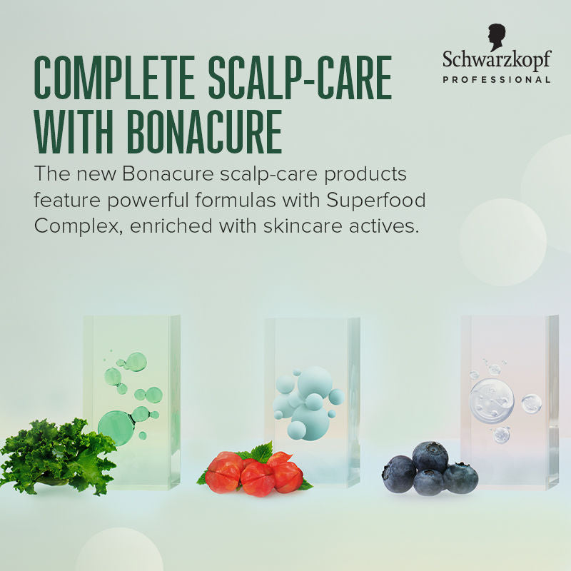 Schwarzkopf Professional Bonacure Scalp Soothing Shampoo|Dry & Sensitive Scalp|Kale & Madecassoside, 250ml Buy at Indicrest Image 9