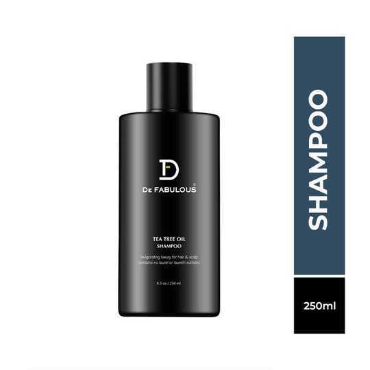 De Fabulous Tea Tree Oil Sulphate Free Shampoo For Scalp Health - All Hair Types, 250ml, Buy from Indicrest