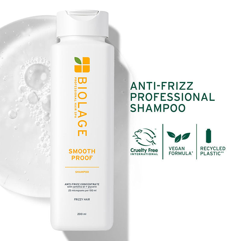 Biolage Smoothproof Professional Shampoo for Dry and Frizzy Hair, 72 HRS FRIZZ CONTROL, 200ml Buy at Indicrest