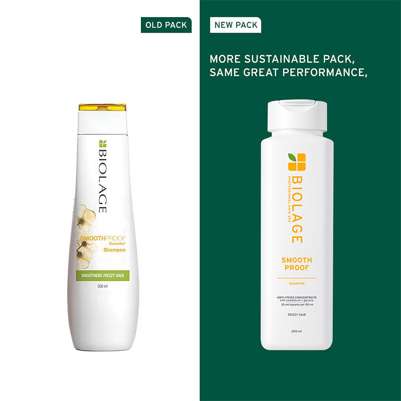 Biolage Smoothproof Professional Shampoo for Dry and Frizzy Hair, 72 HRS FRIZZ CONTROL, 200ml Buy at Indicrest Image 2