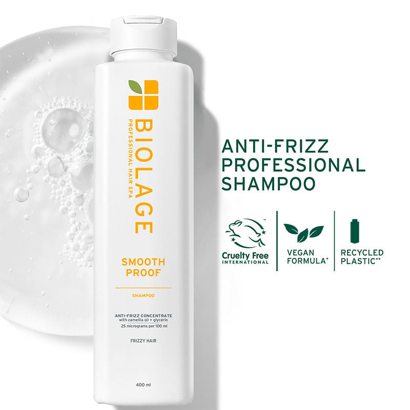 Biolage Smoothproof Professional Shampoo for Dry and Frizzy Hair, 72 HRS FRIZZ CONTROL, 400ml Buy at Indicrest