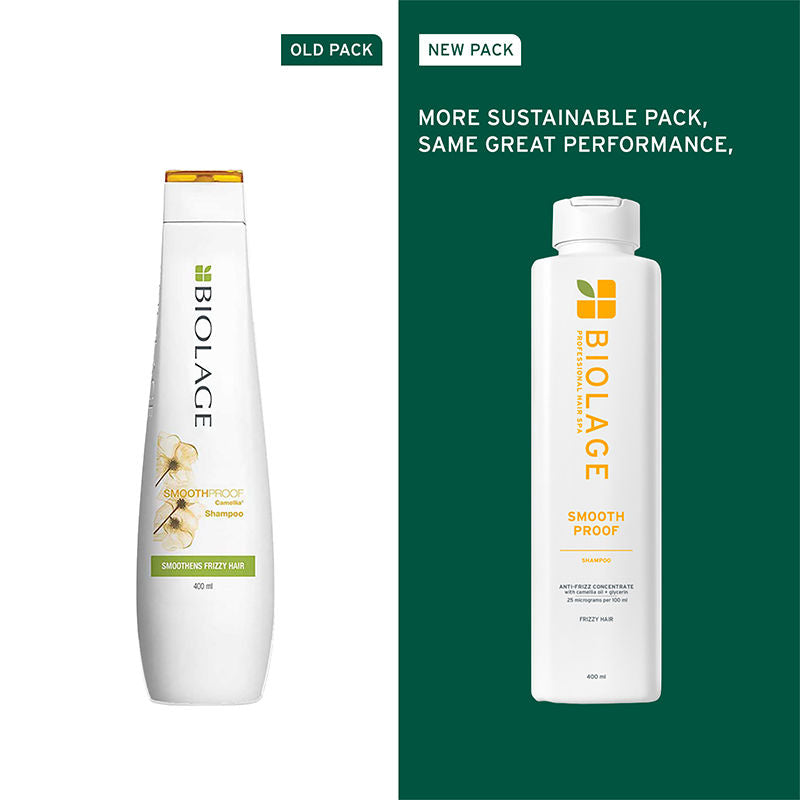 Biolage Smoothproof Professional Shampoo for Dry and Frizzy Hair, 72 HRS FRIZZ CONTROL, 400ml Buy at Indicrest Image 2