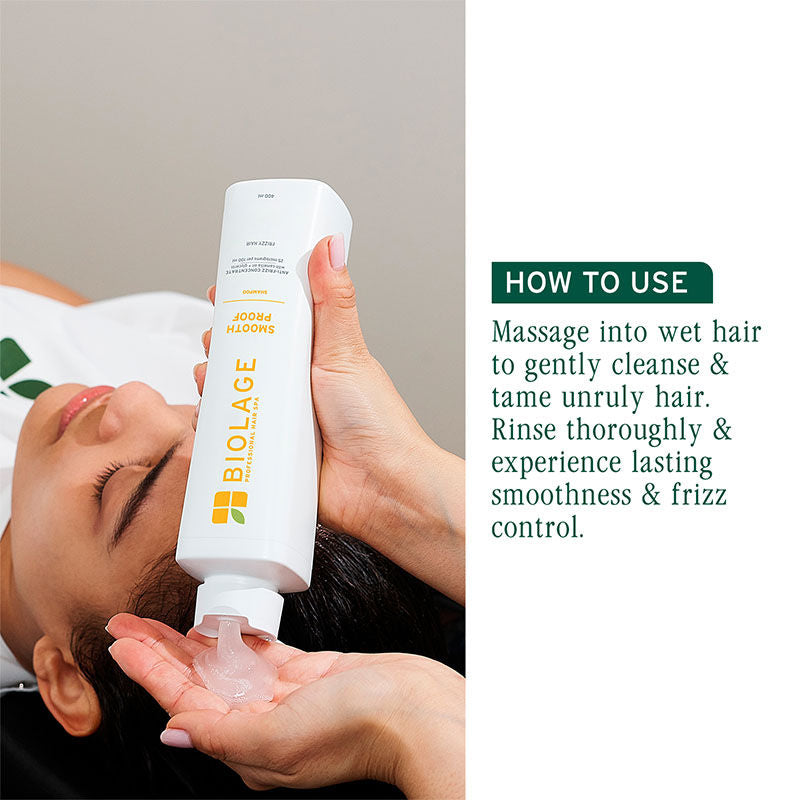 Biolage Smoothproof Professional Shampoo for Dry and Frizzy Hair, 72 HRS FRIZZ CONTROL, 400ml Buy at Indicrest Image 8