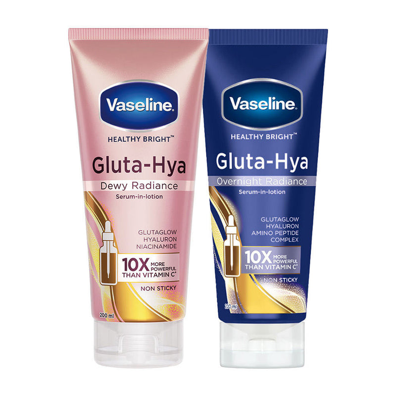 Vaseline Gluta-Hya Dewy Radiance & Overnight Radiance Combo Buy at Indicrest