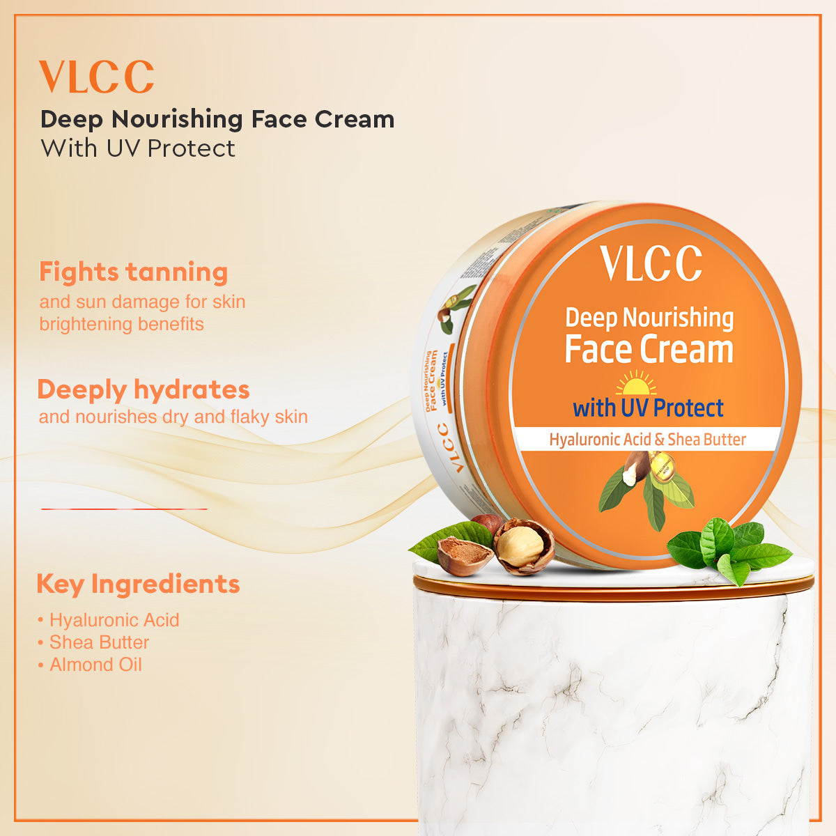 VLCC Honey Moisturiser and UV Protect Face Cream Combo - Image 3 - Buy from Indicrest