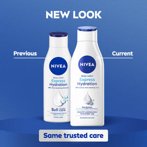 Nivea Express Hydration BODY LOTION with Sea Minerals - 5 in 1 COMPLETE ...