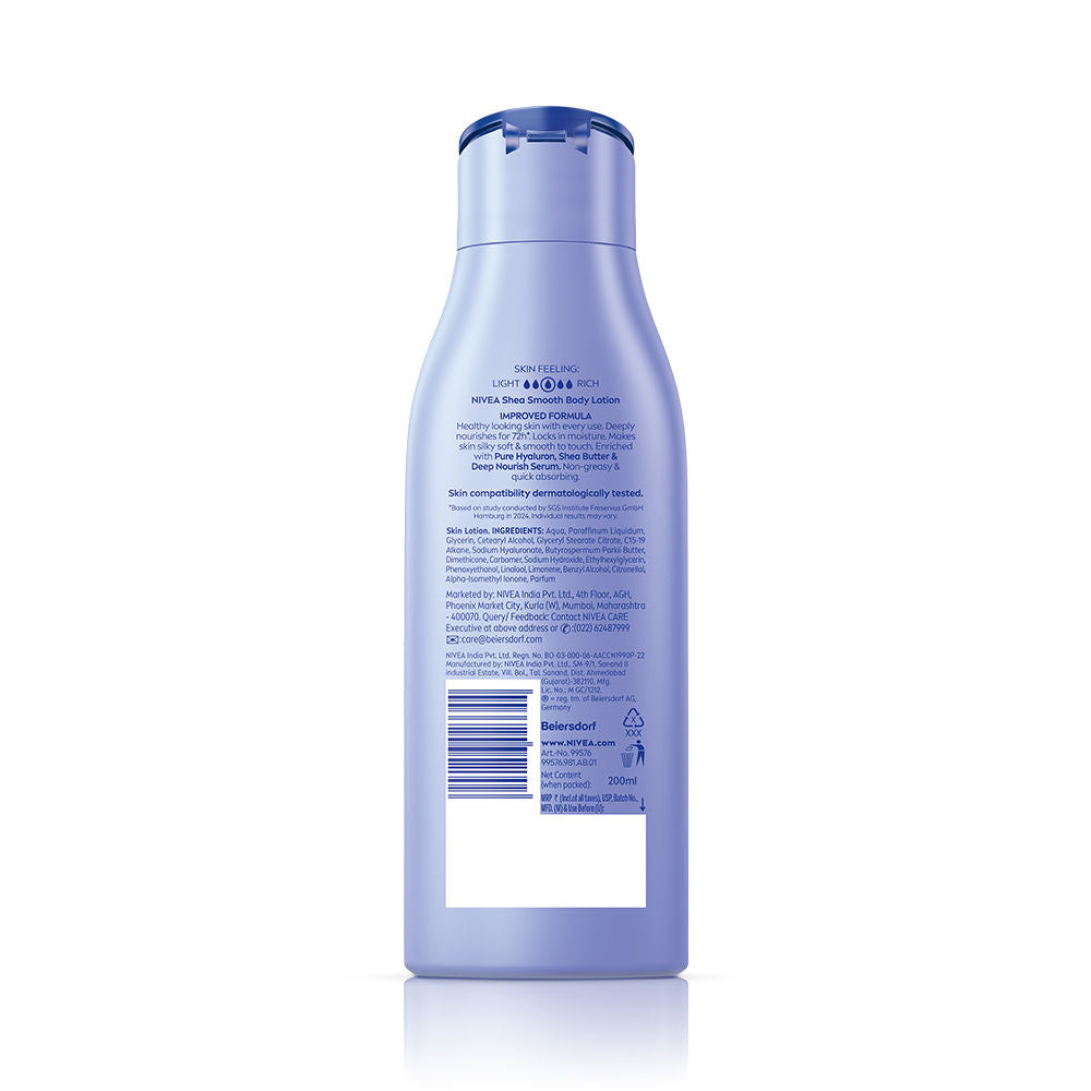 Nivea Shea butter BODY LOTION - 5 in 1 COMPLETE CARE for 48H Moisturised Skin (Dry Skin), 200ml Buy at Indicrest Image 11
