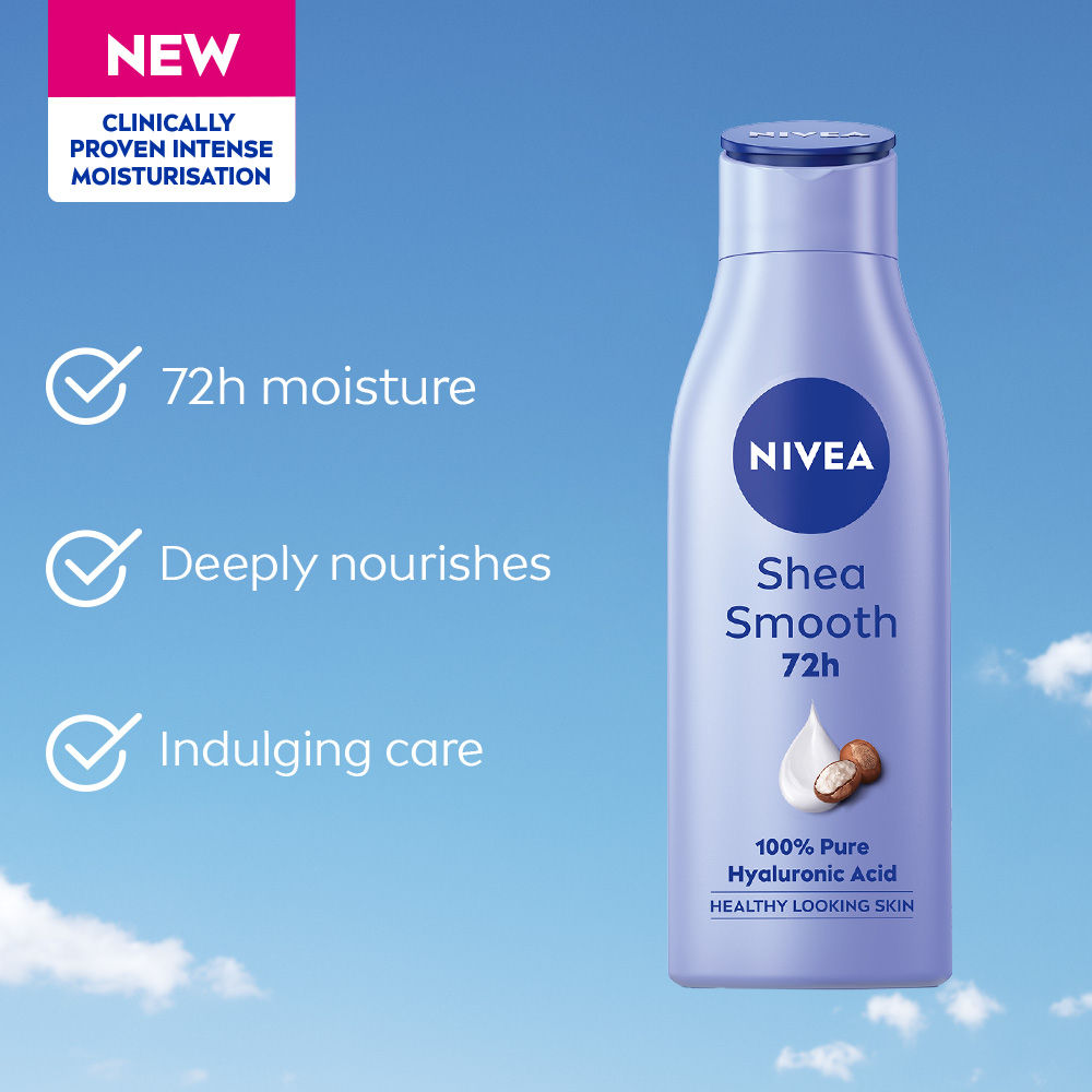 Nivea Shea butter BODY LOTION - 5 in 1 COMPLETE CARE for 48H Moisturised Skin (Dry Skin), 200ml Buy at Indicrest Image 3