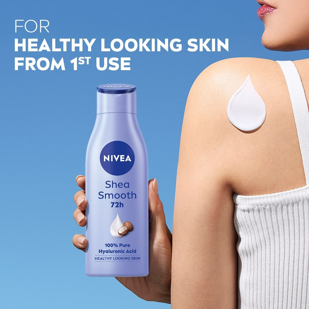 Nivea Shea butter BODY LOTION - 5 in 1 COMPLETE CARE for 48H Moisturised Skin (Dry Skin), 200ml Buy at Indicrest Image 5