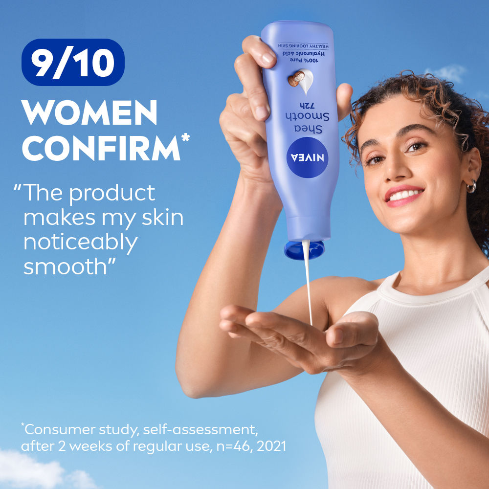 Nivea Shea butter BODY LOTION - 5 in 1 COMPLETE CARE for 48H Moisturised Skin (Dry Skin), 200ml Buy at Indicrest Image 7