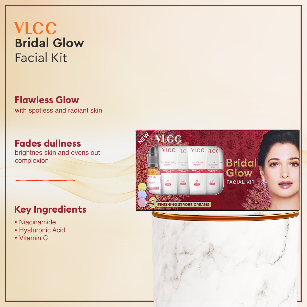 VLCC Honey Moisturiser and Bridal Glow Facial kit Combo - Image 3 - Buy from Indicrest