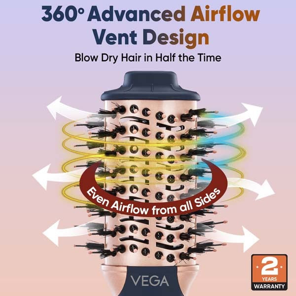 Vega LitStyle L4 Volumizer Hair Dryer Brush - VHSD-04