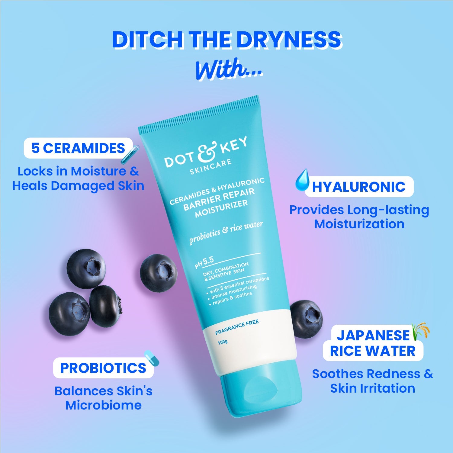 Dot & Key Hydrating Barrier Repair Duo, (100ml+100ml) Buy at Indicrest Image 5