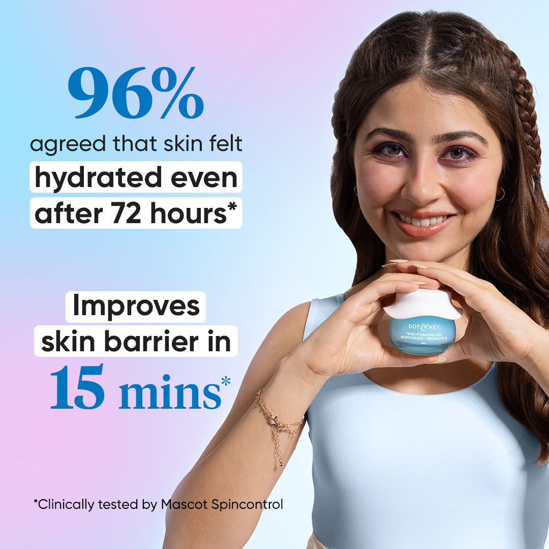 Dot & Key 72HR Hydrating Gel Moisturizer (60ml) Pack of 2