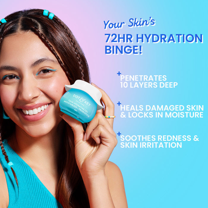 Dot & Key 72HR Hydrating Gel Moisturizer + Probiotics, 60ml