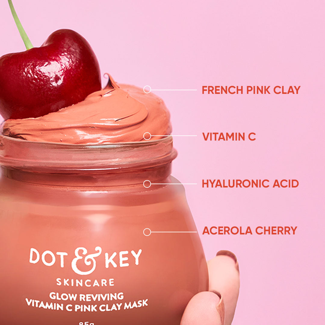 Dot & Key Vitamin C Pink Clay Mask, 85g Buy at Indicrest Image 4