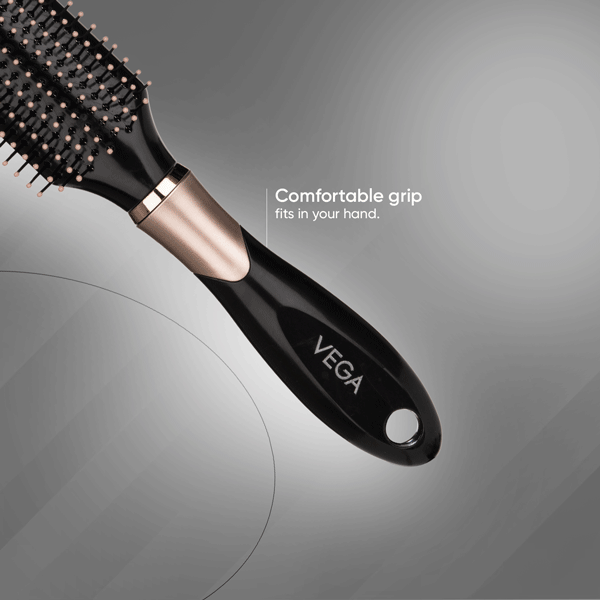 Vega Flat Hair Brush - E34-FB