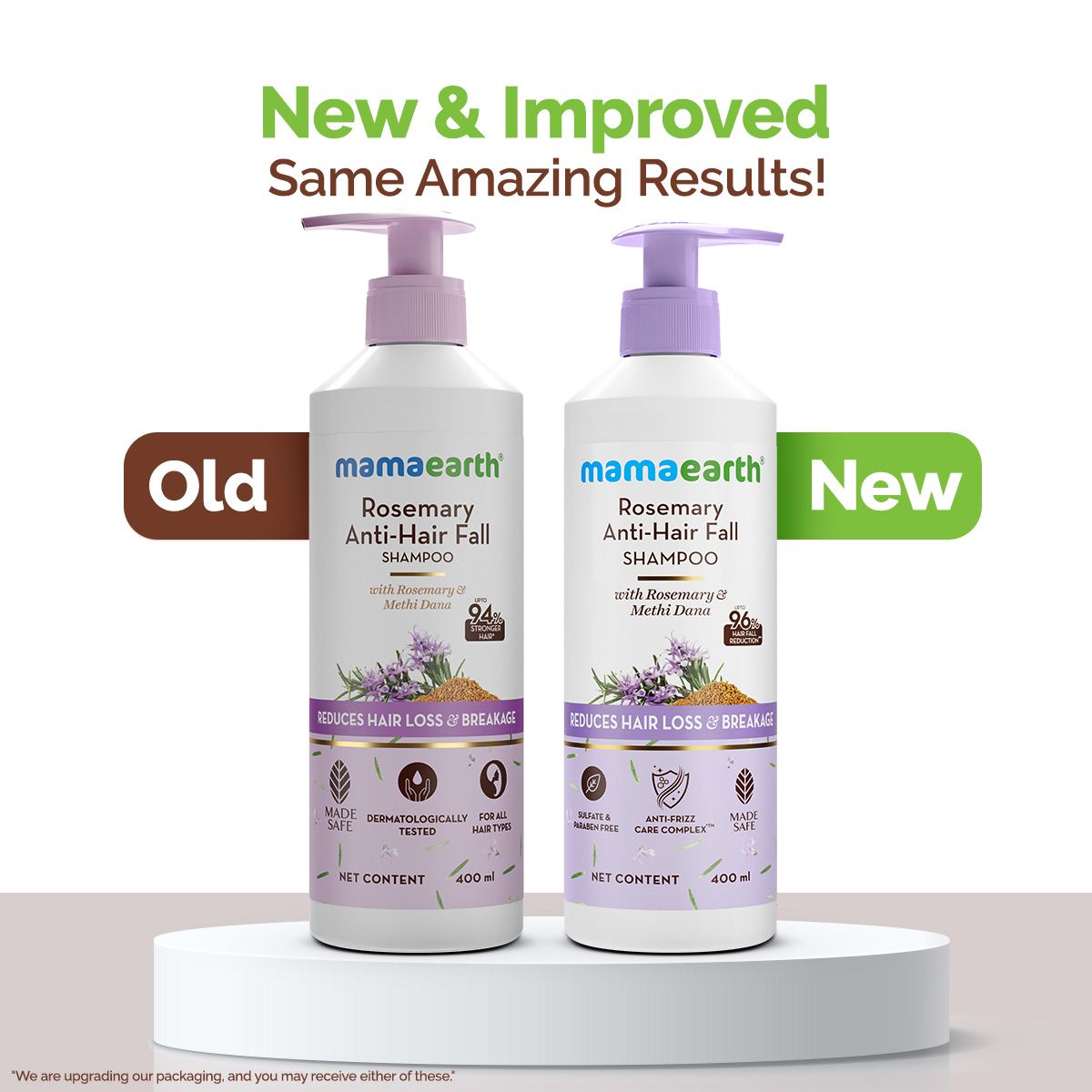 Mamaearth Rosemary Anti-Hair Fall Shampoo with Rosemary & Methi Dana for Reducing Hair Loss & Breakage, 400ml - Image 7 - Buy from Indicrest