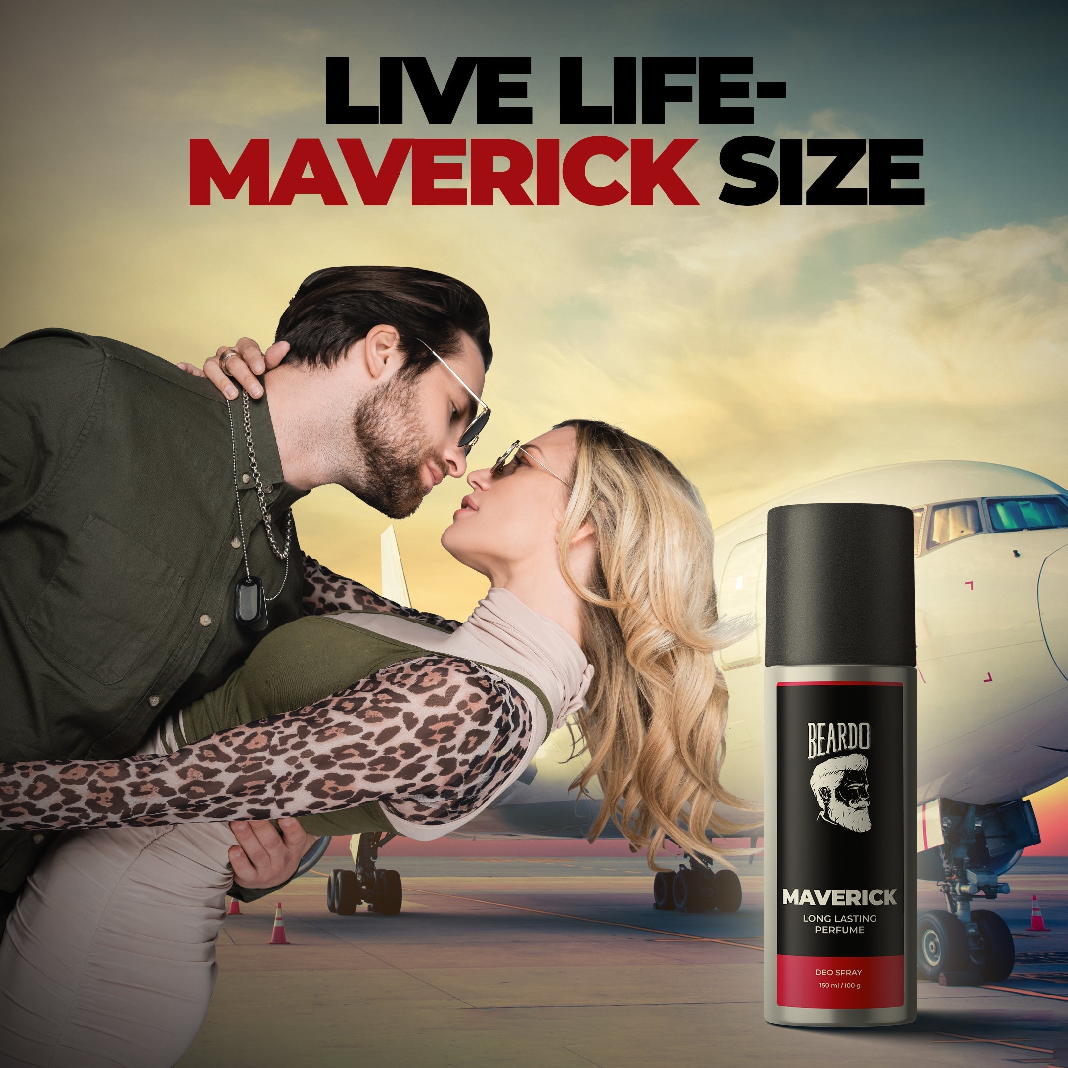 Beardo Maverick Perfume Deo Spray, 150ml - Image 3 - Buy from Indicrest