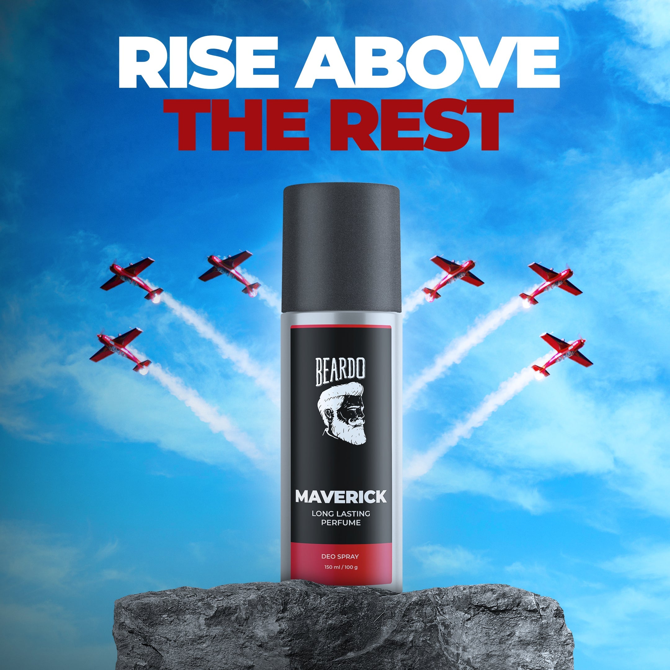 Beardo Maverick Perfume Deo Spray, 150ml - Image 2 - Buy from Indicrest