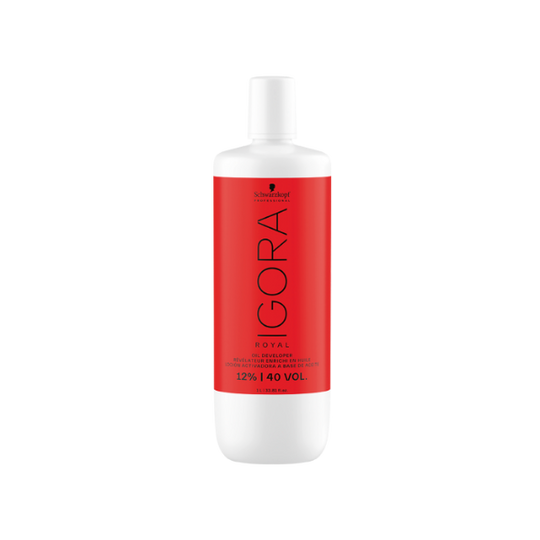 Schwarzkopf Professional Igora Royal Permanent Color Creme Oil Developer 12% 40 Vol, 1000ml Buy at Indicrest