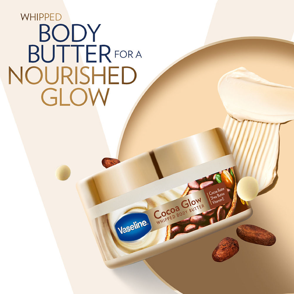 Vaseline Cocoa Glow Whipped Body Butter, 180g Buy at Indicrest Image 2