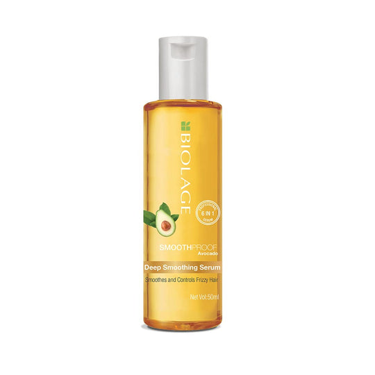 Biolage Smoothproof Deep Smoothing 6-In-1 Professional Hair Serum & BIOLAGE Smoothproof Conditioner |Paraben free| Provides Humidity Control & Anti-Frizz Smoothness |For Frizzy Hair - Buy from Indicrest
