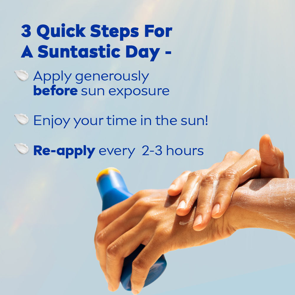 Nivea SPF 50+ PA+++ Protect & Moisture Sunscreen-No White Cast, With Vitamin C & Hyaluron, 125ml Buy at Indicrest Image 7