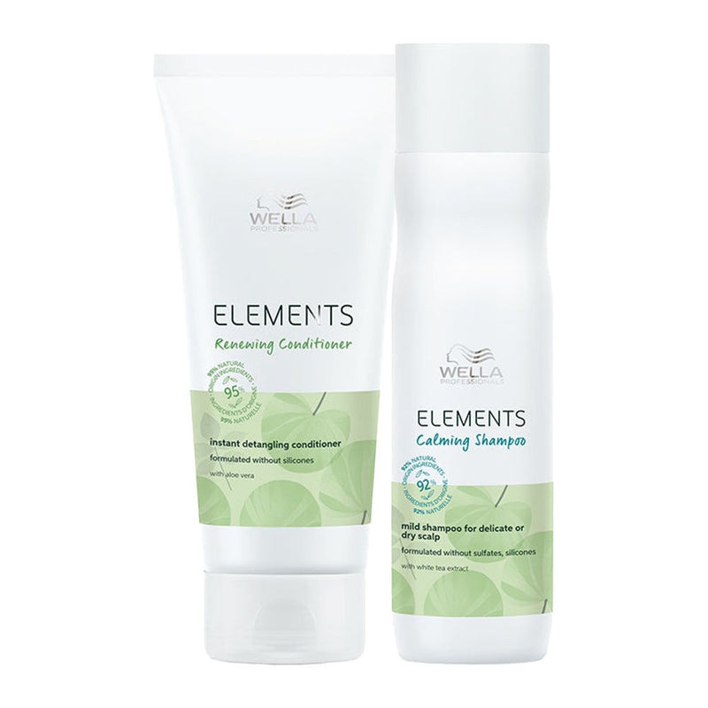 Wella Professionals Elements Calming Shampoo, 250ml And Renewing Conditioner, 200ml Combo Buy at Indicrest
