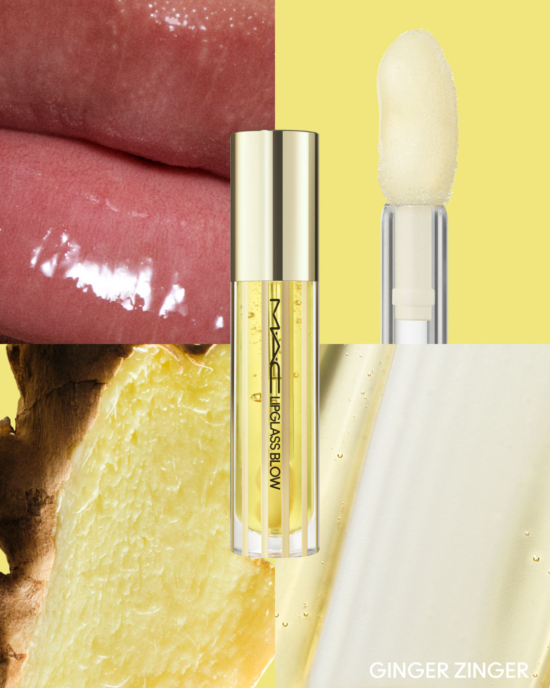 M.A.C Lipglass Blow Plumping Oil - Ginger Zinger, 5ml Buy at Indicrest Image 3