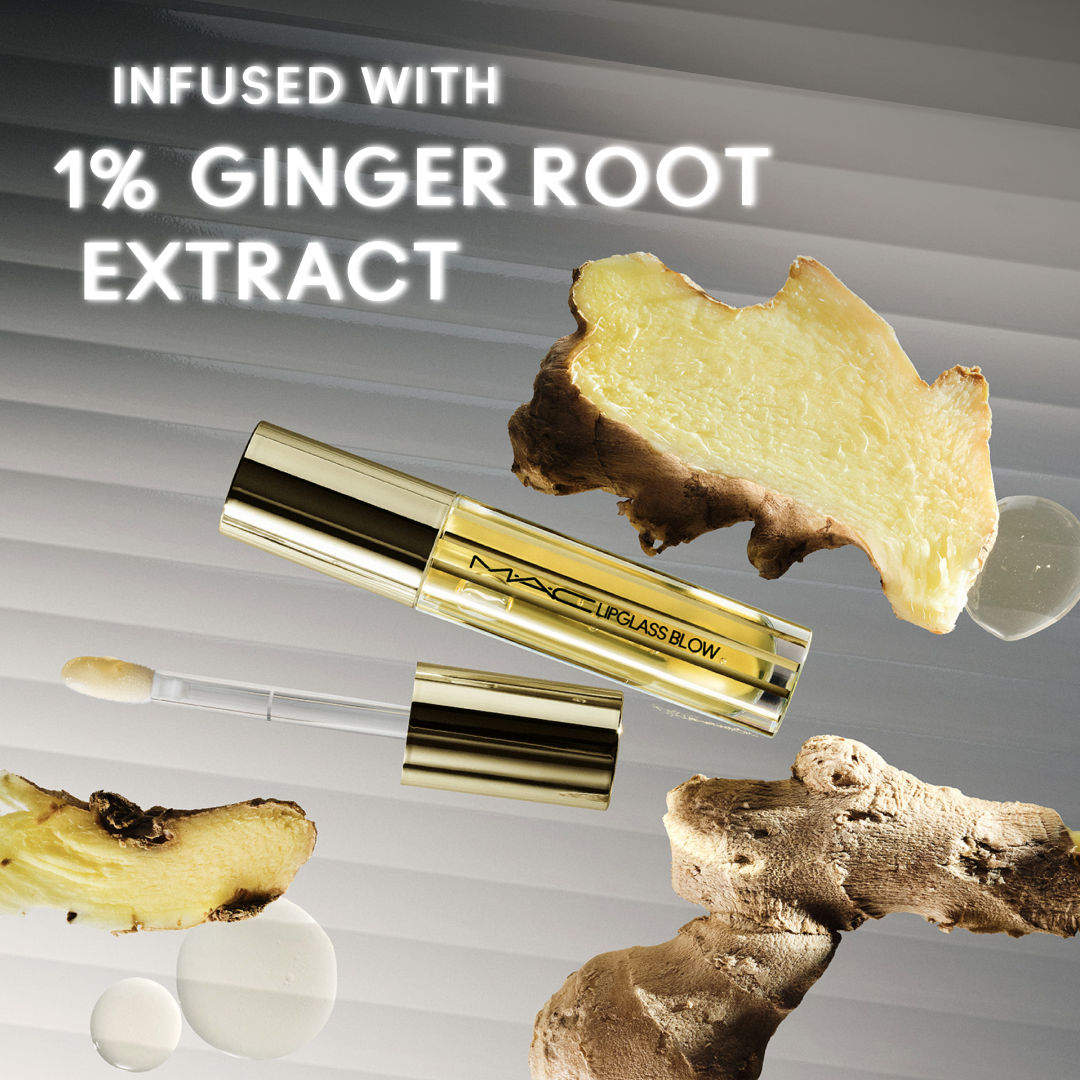 M.A.C Lipglass Blow Plumping Oil - Ginger Zinger, 5ml Buy at Indicrest Image 6