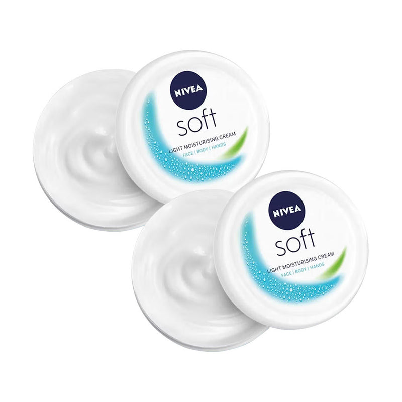 Nivea Soft Vit E Non-Sticky Face Moisturizer - Fresh, Soft & Hydrated Skin Combo, 2 pieces Buy at Indicrest