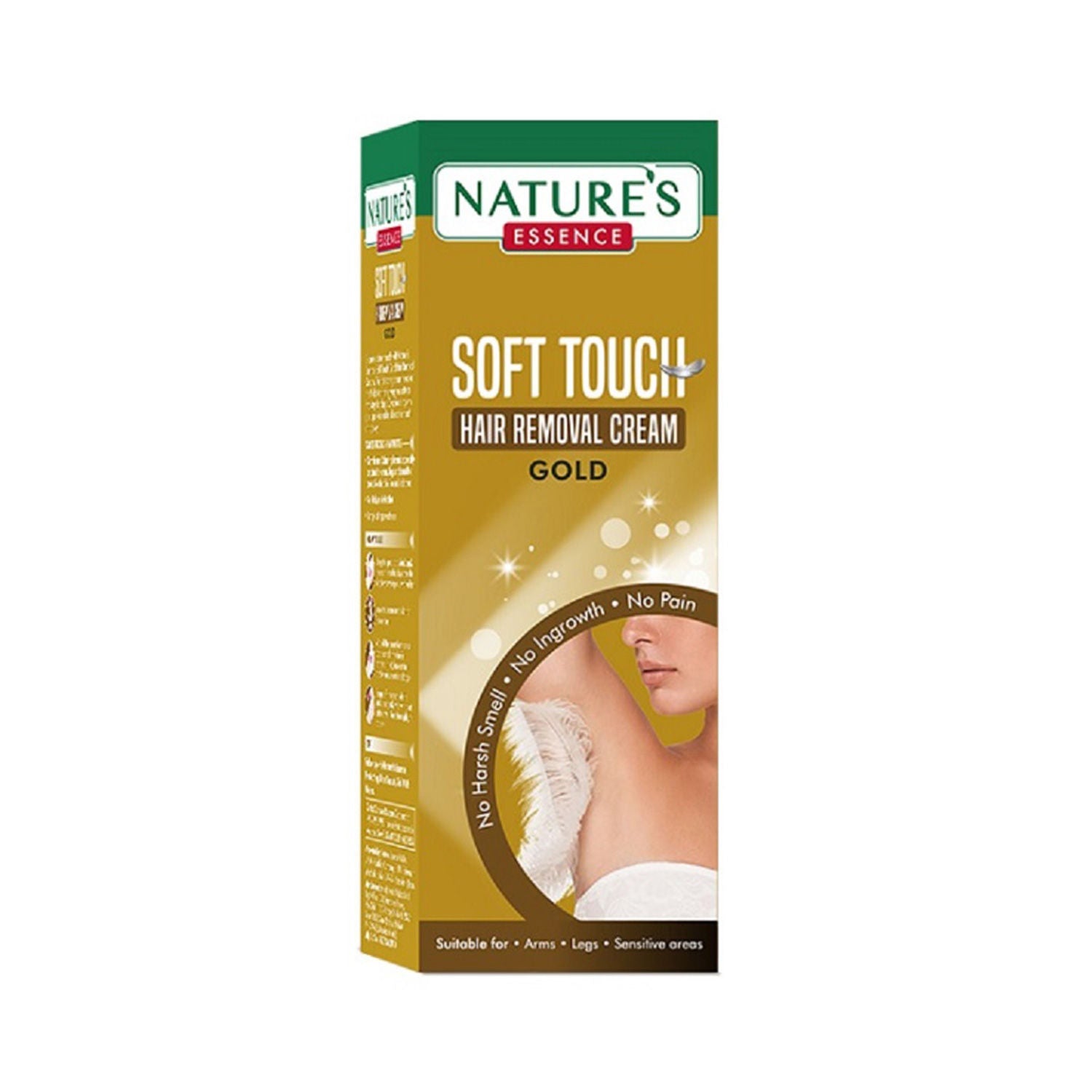 Nature's Essence Soft Touch Hair Removal Cream Gold For All Skin Types, 30g Buy at Indicrest Image 2