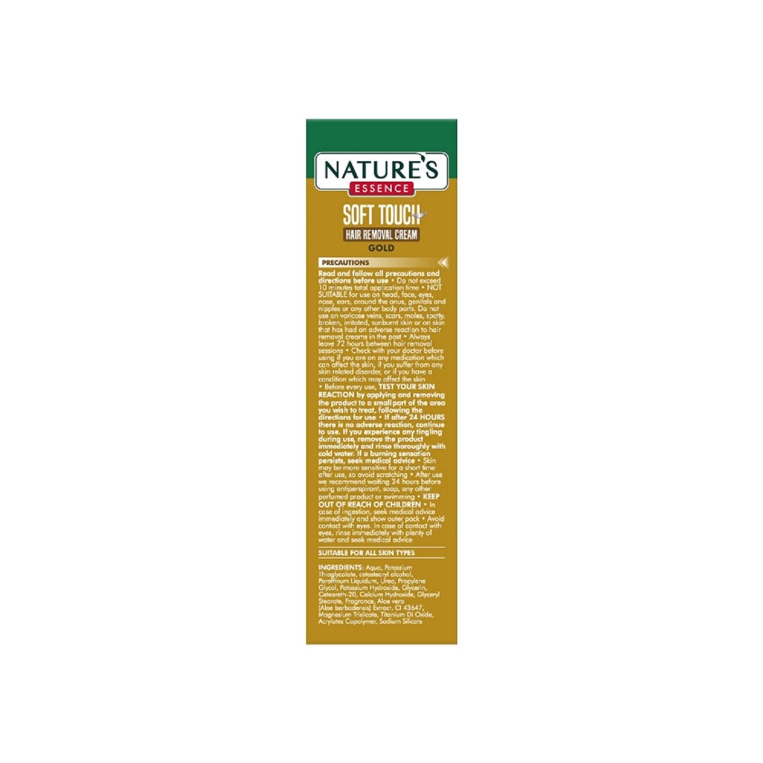 Nature's Essence Soft Touch Hair Removal Cream Gold For All Skin Types, 30g Buy at Indicrest Image 8