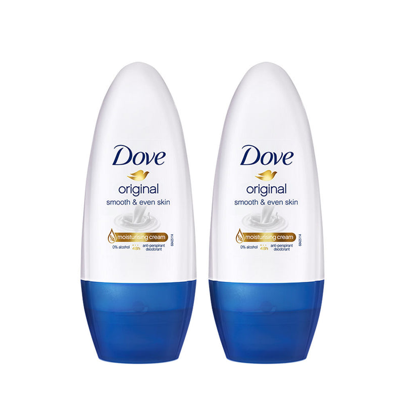 Dove Original Deodorant Roll On For Women (Pack of 2) Combo Buy at Indicrest