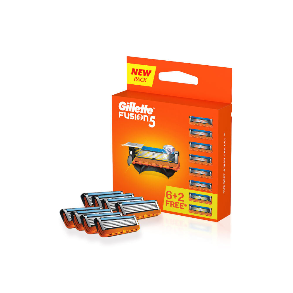Gillette Fusion Manual Shaving Razor Blades (8s Pack Cartridge), 70.58g Buy at Indicrest Image 8