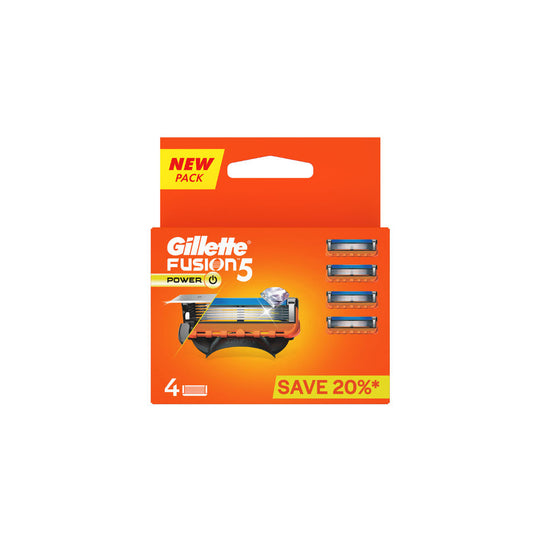 Gillette Fusion Power shaving Razor Blades for men, 4 pcs. Buy at Indicrest