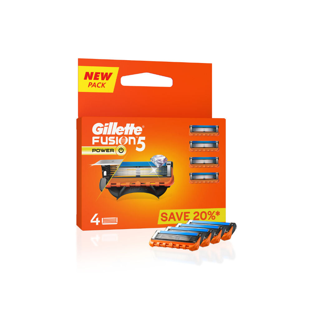 Gillette Fusion Power shaving Razor Blades for men, 4 pcs. Buy at Indicrest Image 3